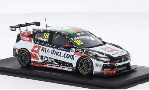 Coche miniatura Honda Civic 1/43 Spark Type R TCR No.18 All-Inkl.com Münnich Motorsport WTCR Hungaroring 2020 1:43 Honda Civic 1/43 Spark Type R TCR No.18 All-Inkl.com Münnich Motorsport WTCR Hungaroring 2020 1:43 coche miniatura