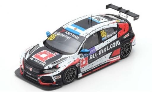 Coche miniatura Honda Civic 1/43 Spark Type R TCR No.86 WTCR Macau Guia Race 2018 E.Guerrieri Honda Civic 1/43 Spark Type R TCR No.86 WTCR Macau Guia Race 2018 E.Guerrieri coche miniatura