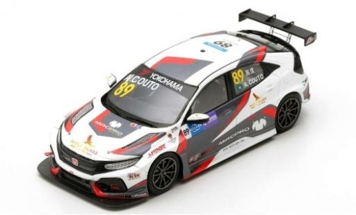Coche miniatura Honda Civic 1/43 Spark Type R TCR No.89 MacPro Racing Team WTCR Macau Guia Race 2018 A.Couto Honda Civic 1/43 Spark Type R TCR No.89 MacPro Racing Team WTCR Macau Guia Race 2018 A.Couto coche miniatura