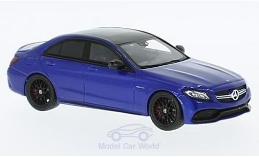 Coche miniatura Mercedes Classe C 1/43 Spark AMG C 63S metalico azul 2016 Mercedes Classe C 1/43 Spark AMG C 63S metalico azul 2016 coche miniatura