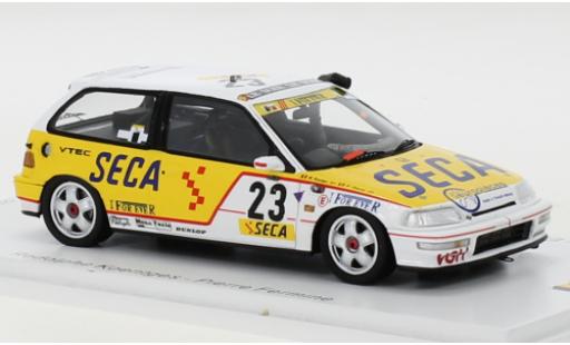 Coche miniatura Honda Civic 1/43 Spark EF9 RHD No.23 24h Spa 1990 Honda Civic 1/43 Spark EF9 RHD No.23 24h Spa 1990 coche miniatura