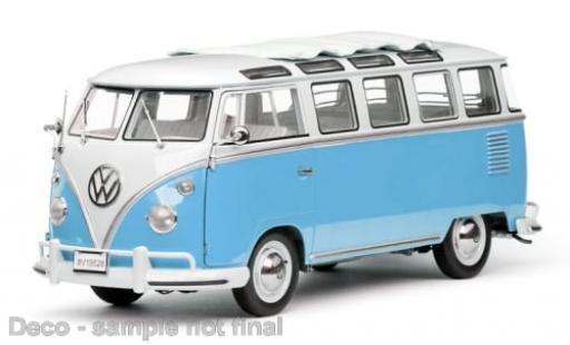 Coche miniatura Volkswagen T1 1/12 Sun Star Samba weiss/blau 1962 1:12 Volkswagen T1 1/12 Sun Star Samba weiss/blau 1962 1:12 coche miniatura
