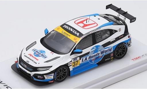 Coche miniatura Honda Civic 1/43 TrueScale Miniatures Type R TCR No.37 LA World Racing 24h Daytona 2019 T.O Gorman/S.Blackstock Honda Civic 1/43 TrueScale Miniatures Type R TCR No.37 LA World Racing 24h Daytona 2019 T.O Gorman/S.Blackstock coche miniatura