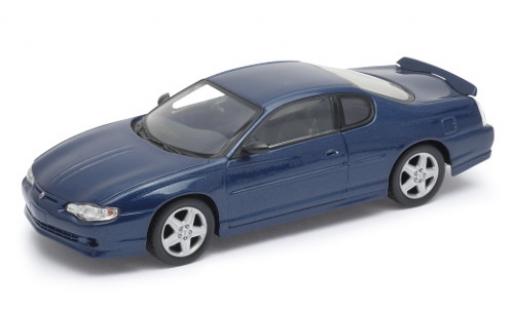 Coche miniatura Chevrolet Monte Carlo 1/24 Welly TM SS blau 1:24 Chevrolet Monte Carlo 1/24 Welly TM SS blau 1:24 coche miniatura