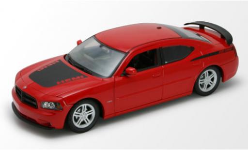 Coche miniatura Dodge Charger 1/24 Welly R/T naranja 2006 1:24 Dodge Charger 1/24 Welly R/T naranja 2006 1:24 coche miniatura