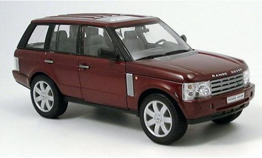 Coche miniatura Land Rover Range Rover 1/24 Welly dkl.-rojo 2003 1:24 Land Rover Range Rover 1/24 Welly dkl.-rojo 2003 1:24 coche miniatura