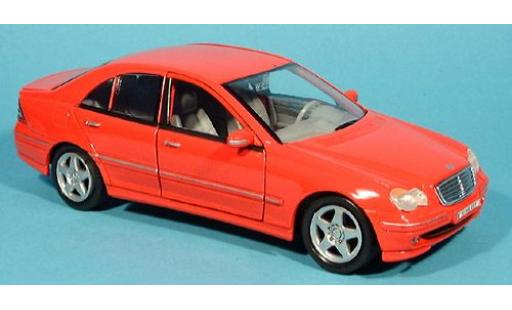 Coche miniatura Mercedes Classe C 1/24 Welly rojo 2001 1:24 Mercedes Classe C 1/24 Welly rojo 2001 1:24 coche miniatura