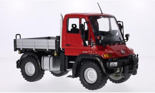 Coche miniatura Mercedes Unimog 1/24 Welly U400 rojo 1:24 Mercedes Unimog 1/24 Welly U400 rojo 1:24 coche miniatura