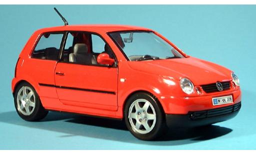 Coche miniatura Volkswagen Lupo 1/24 Welly rojo 1:24 Volkswagen Lupo 1/24 Welly rojo 1:24 coche miniatura