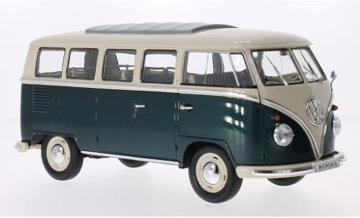 Coche miniatura Volkswagen T1 1/18 Welly Bus grün/weiss 1962 1:18 Volkswagen T1 1/18 Welly Bus grün/weiss 1962 1:18 coche miniatura