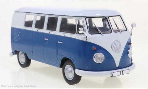 Coche miniatura Volkswagen T1 1/24 WhiteBox blanche/azul 1960 Volkswagen T1 1/24 WhiteBox blanche/azul 1960 coche miniatura