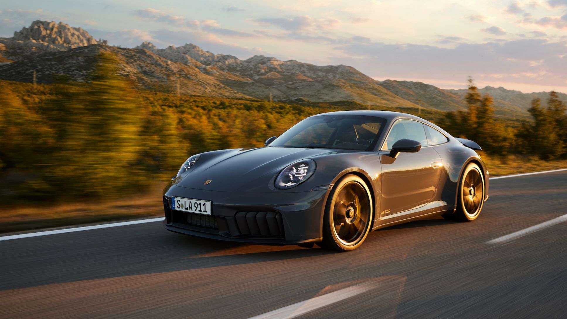 Porsche coche miniatura