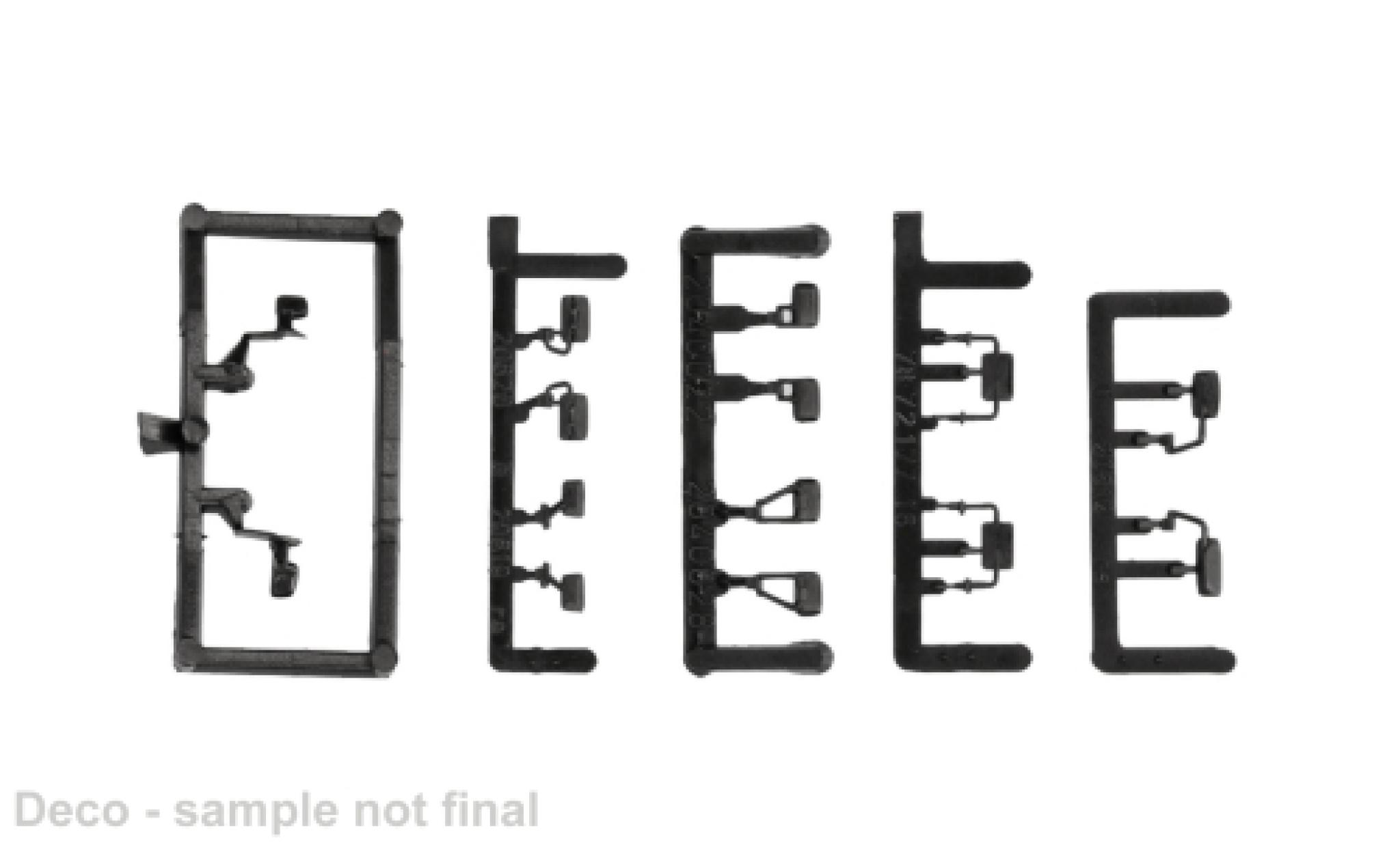 Volkswagen T4 1/87 Herpa - Spiegels&auml;tze ( MB T1 MB T2/814 MB 813) schwarz 1:87 coche miniatura