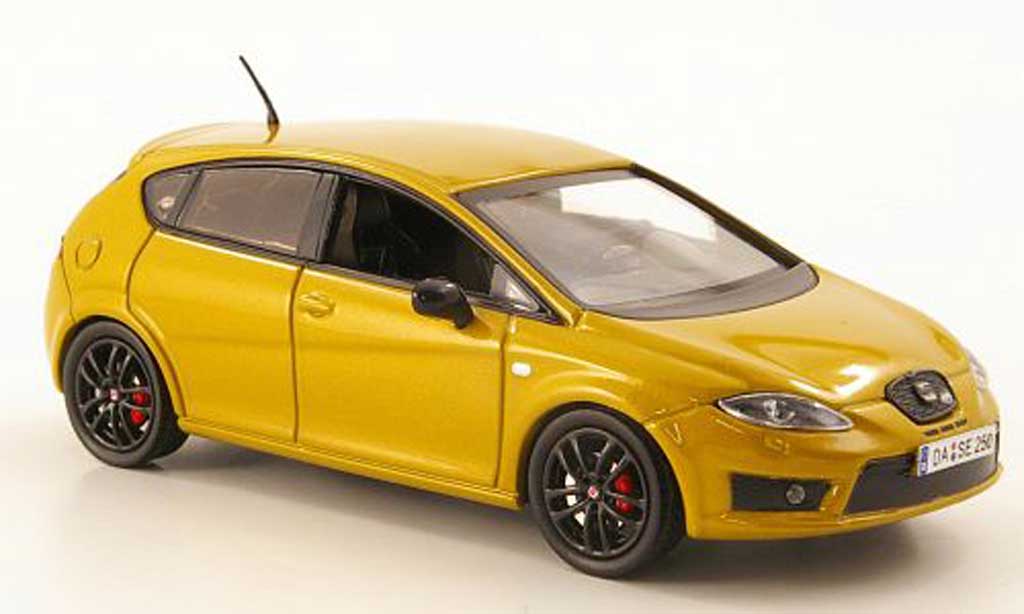 Coche miniatura Seat Leon 1/43 Neo mk1 cupra r negro 2003 - Coches