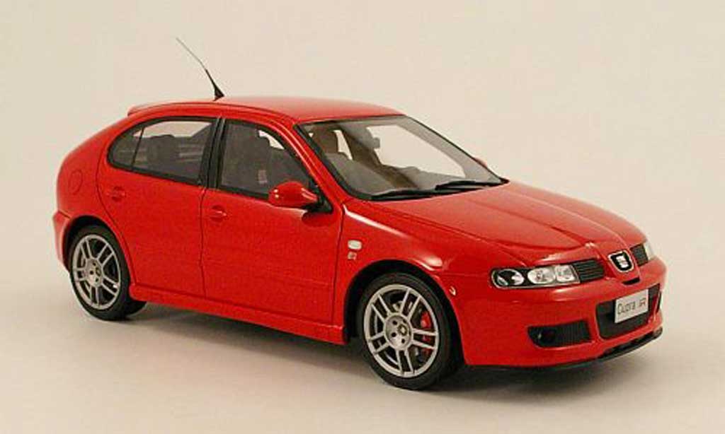 Coche miniatura Seat Leon 1/18 Ottomobile cupra r (1m) rojo 1999