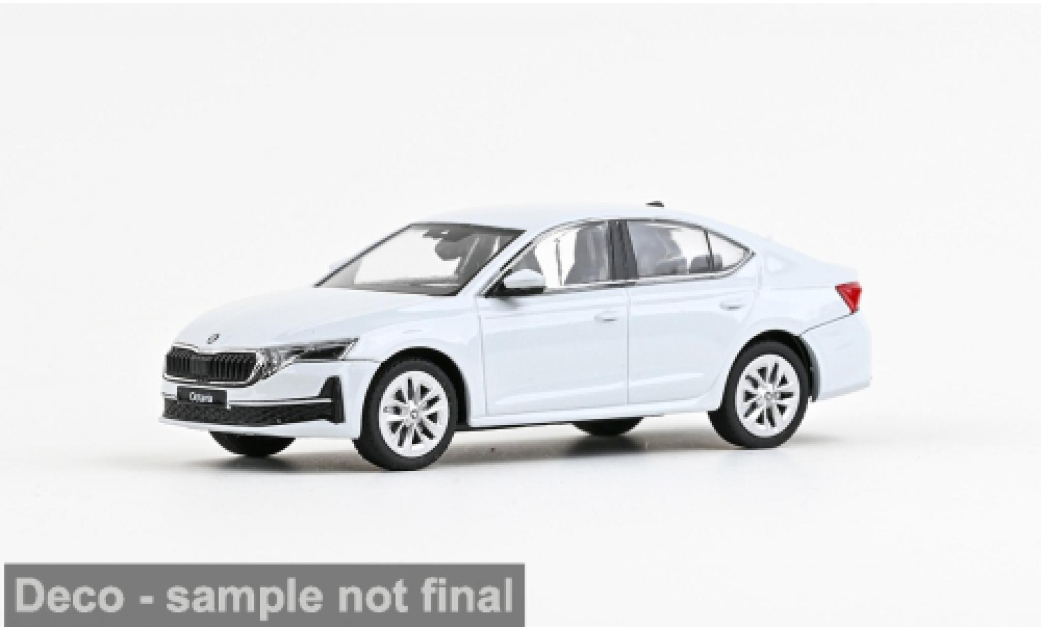 Skoda Octavia Abrex IV FL weiss 2024 1:43 coche miniatura