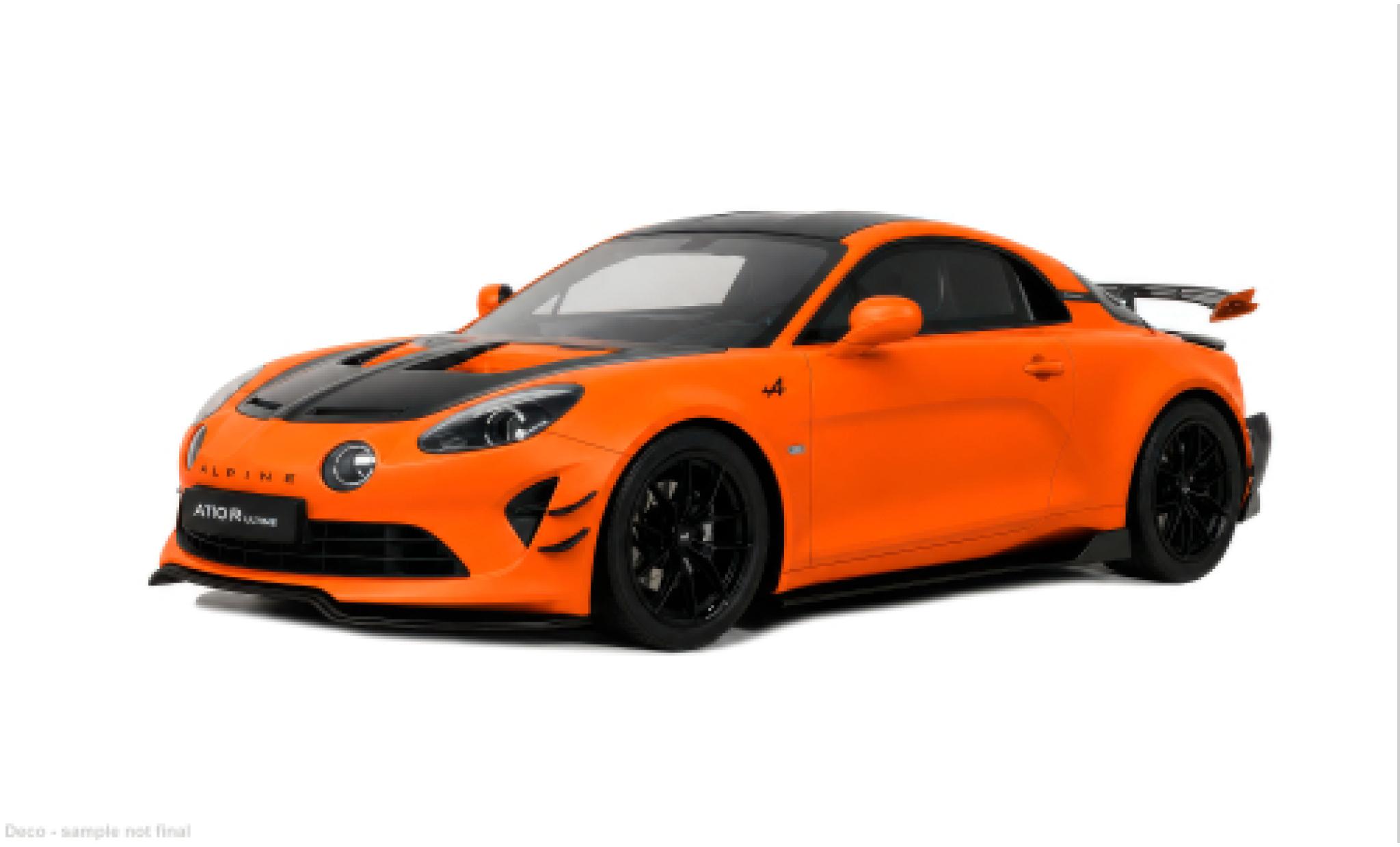 Alpine A110 1/18 Ottomobile R naranja/negro 2025 1:18 coche miniatura