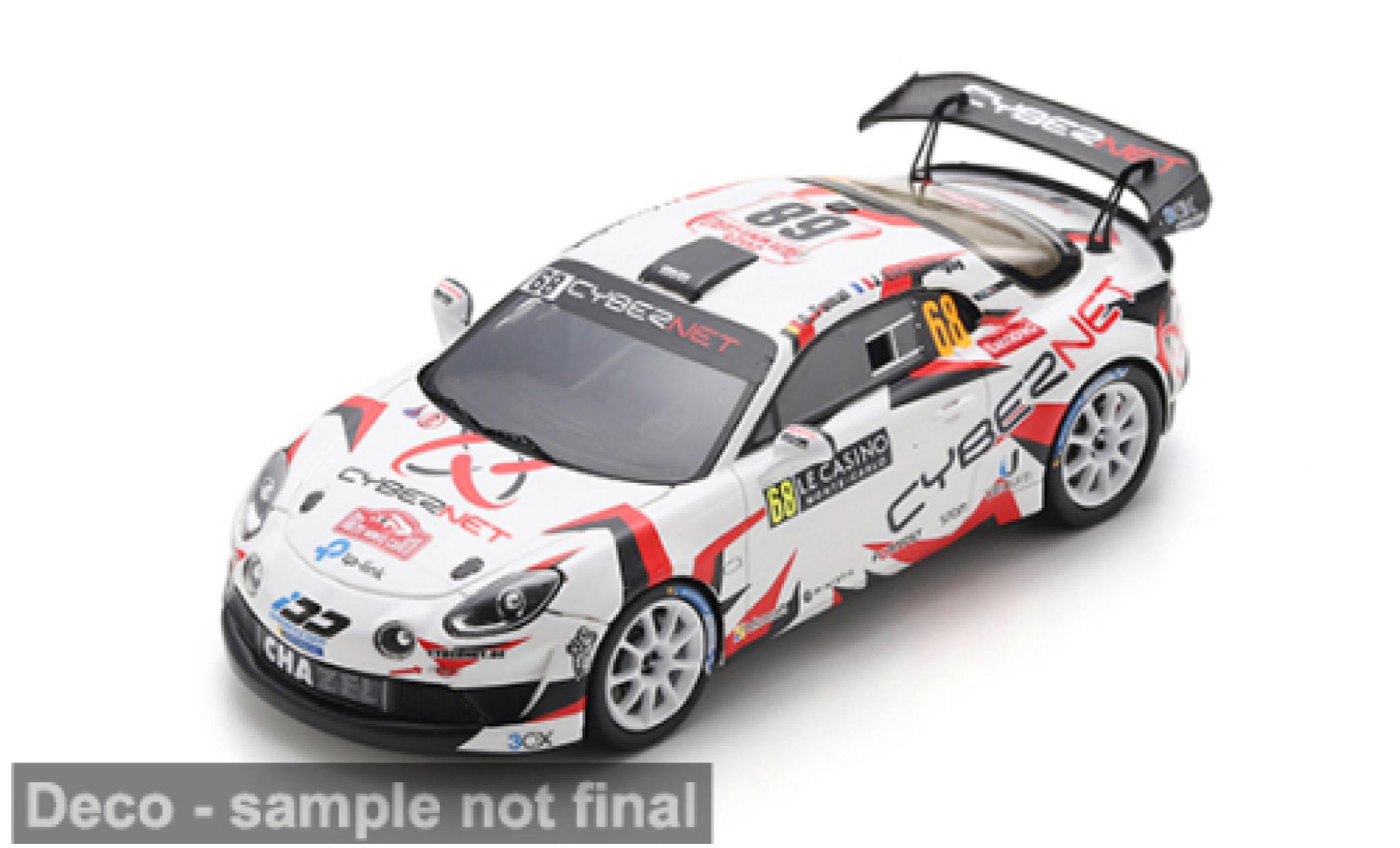 Alpine A110 1/43 Spark Rally RGT Rally Monte Carlo 2025 #68 A.Fumal/J.Escartefigue 1:43 coche miniatura