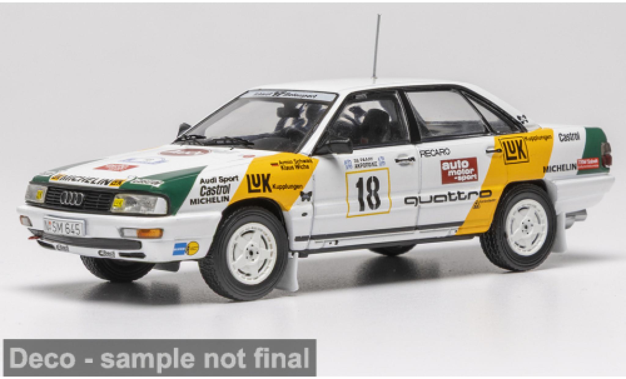 Audi 200 quattro 1/43 IXO Rally Acropolis 1989 #18 A.Schwarz/K.Wicha 1:43 coche miniatura
