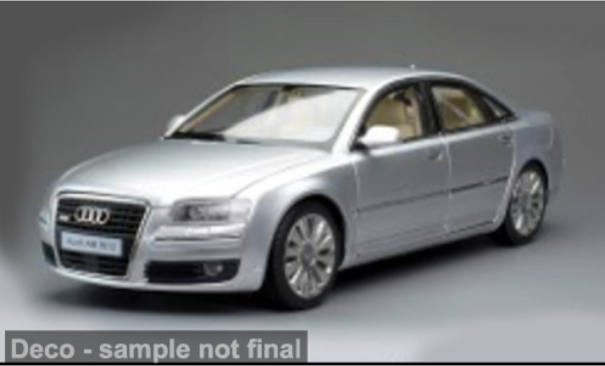 Audi A8 1/18 Sun Star D3 W12 silber 1:18 coche miniatura