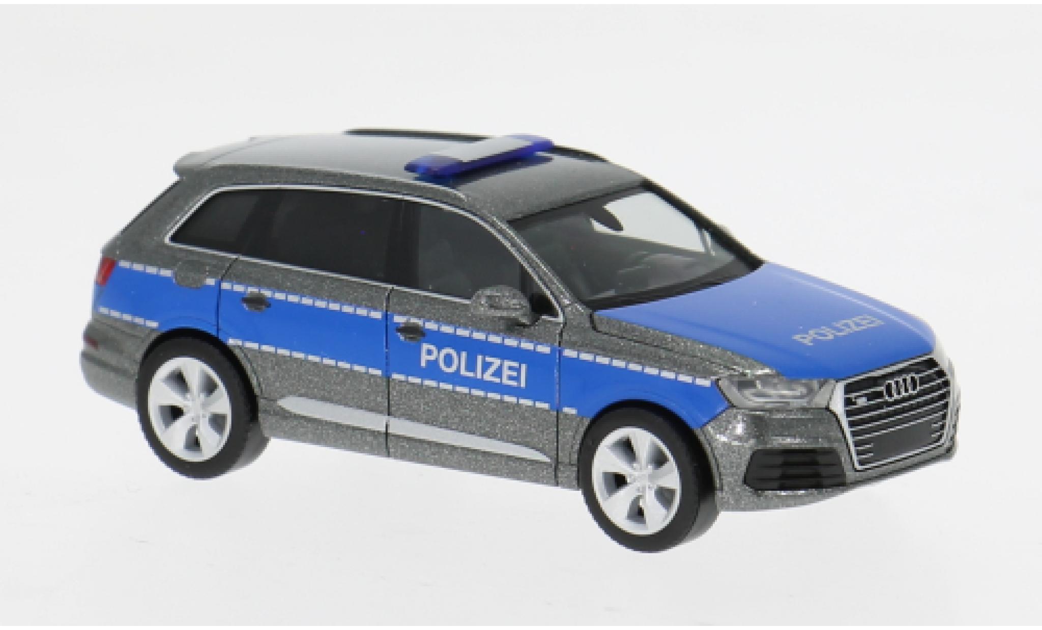 Audi Q7 1/87 Herpa Polizei Vorf&uuml;hrfahrzeug 1:87 coche miniatura