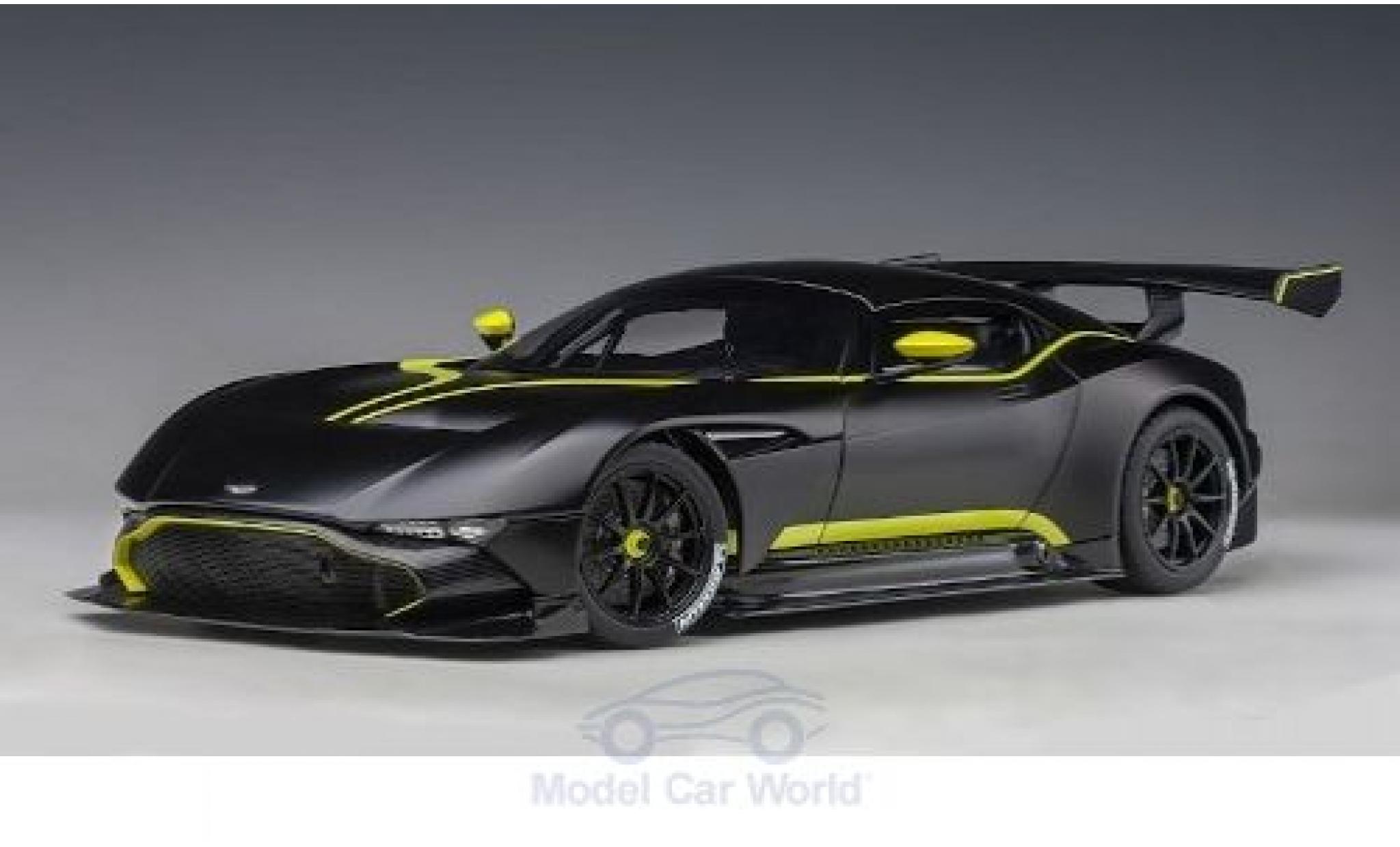 Aston Martin Vulcan 1/18 AUTOart matt-negro/verde 2015 coche miniatura