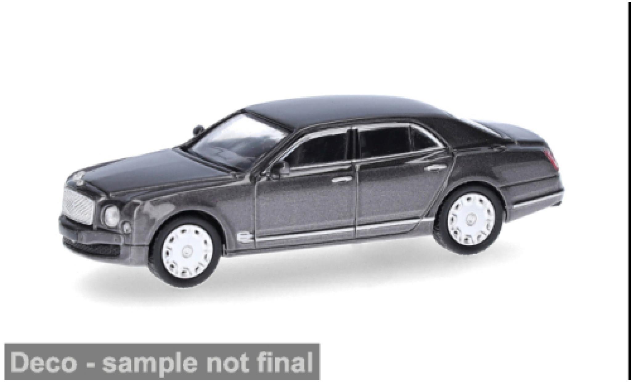 Bentley Mulsanne 1/87 Micro City 87 grau 1:87 coche miniatura