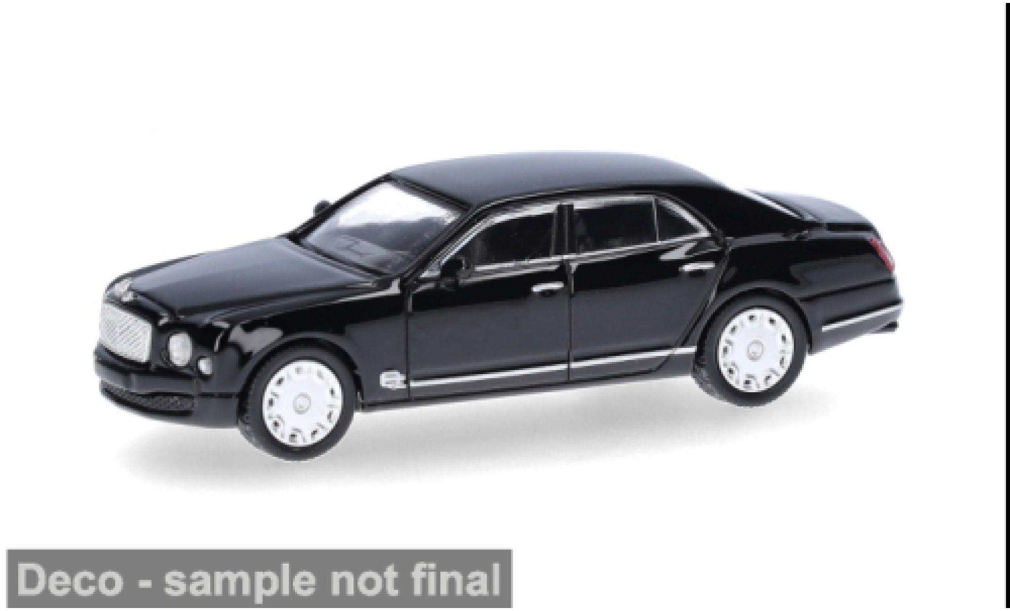 Bentley Mulsanne 1/87 Micro City 87 schwarz 1:87 coche miniatura