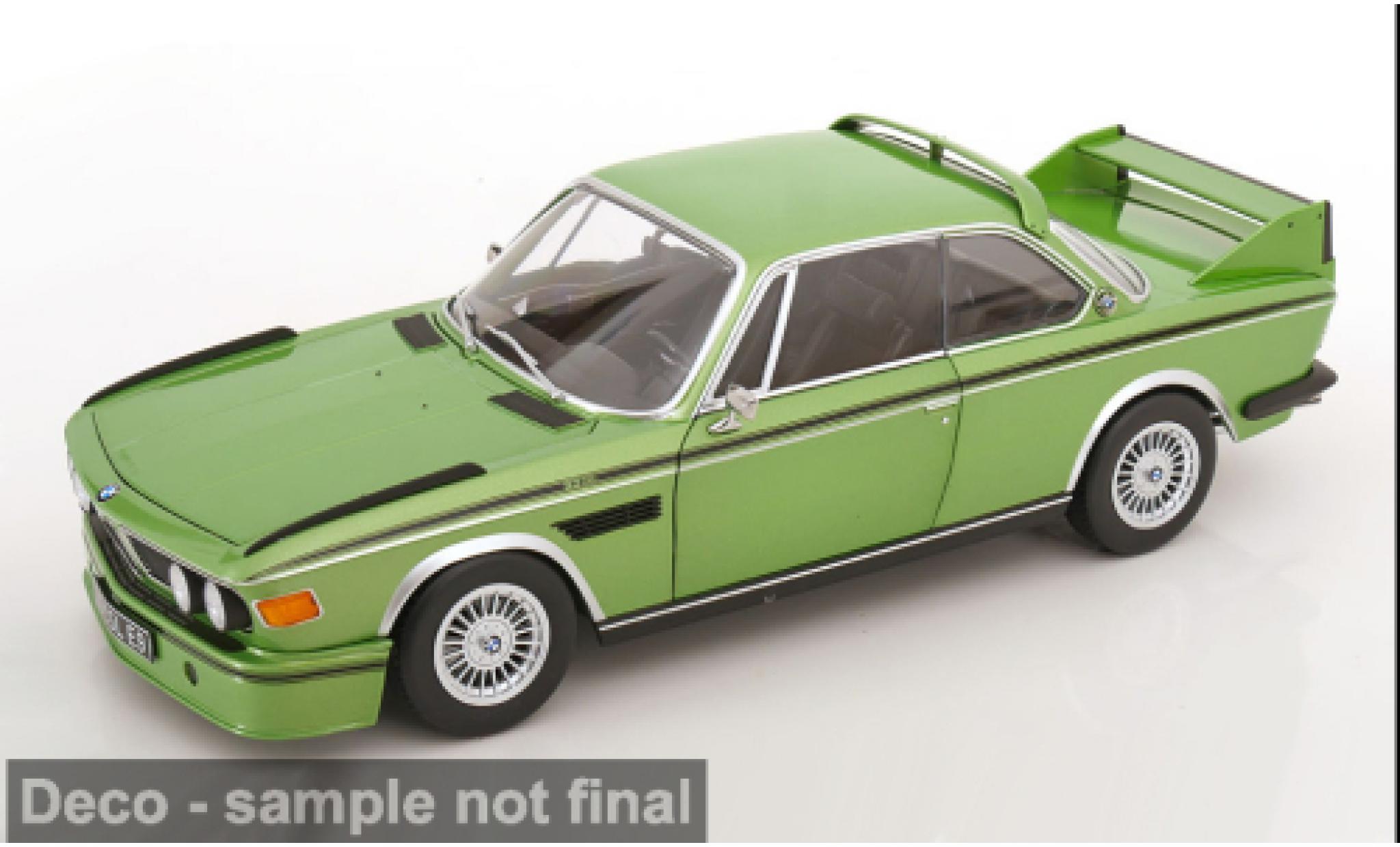 Bmw 3.0 1/12 KK Scale CSL (E9) grün 1973 1:12 coche miniatura