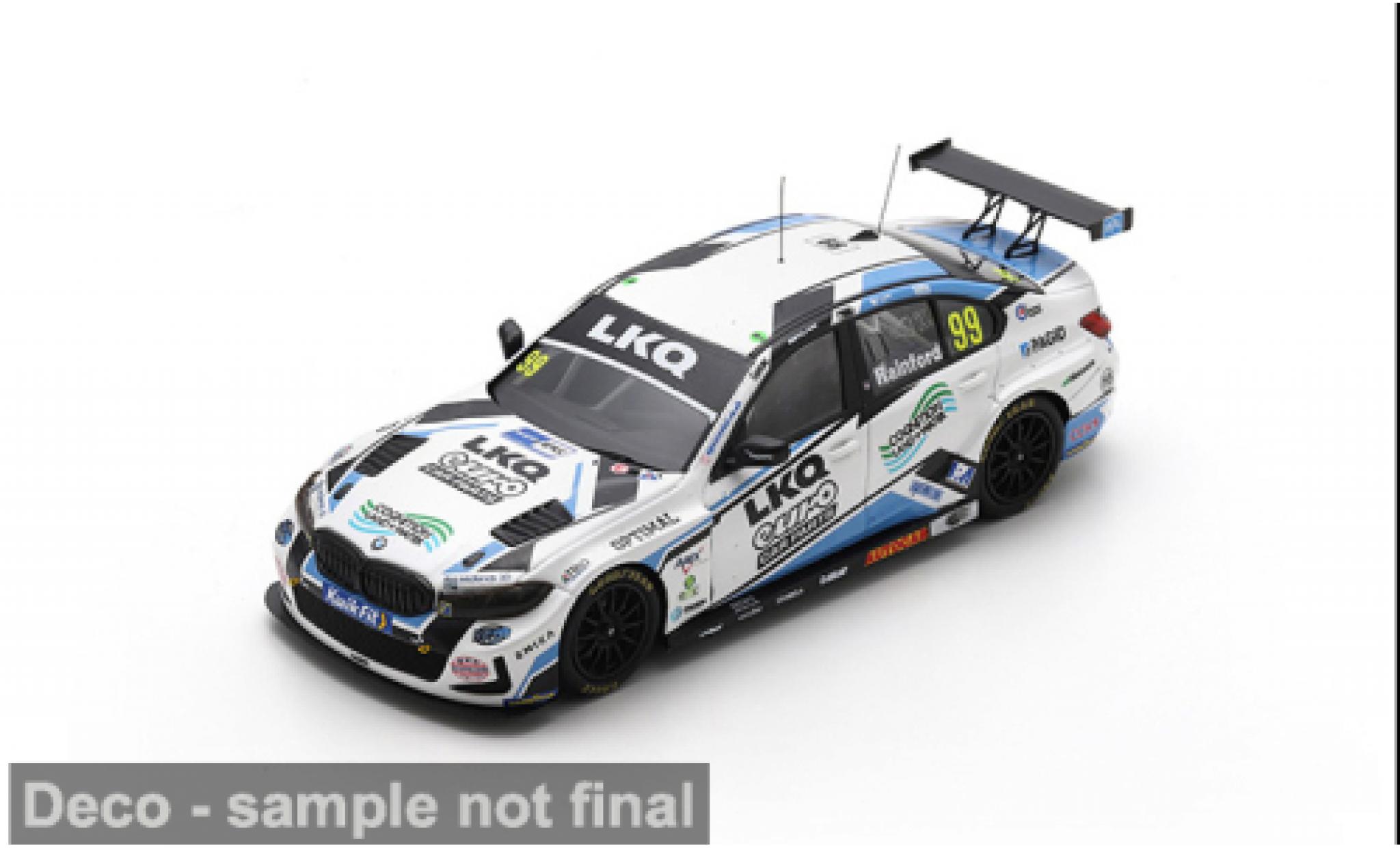 Bmw 330 1/43 Spark i BTCC 2025 #99 C.Rainford 1:43 coche miniatura