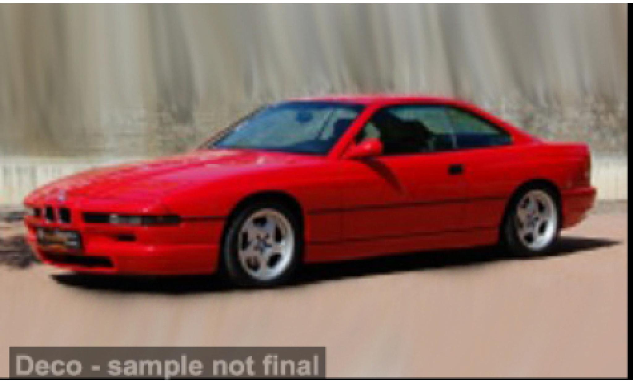 Bmw 850 1/43 Solido CSI (E31) rot 1990 1:43 coche miniatura