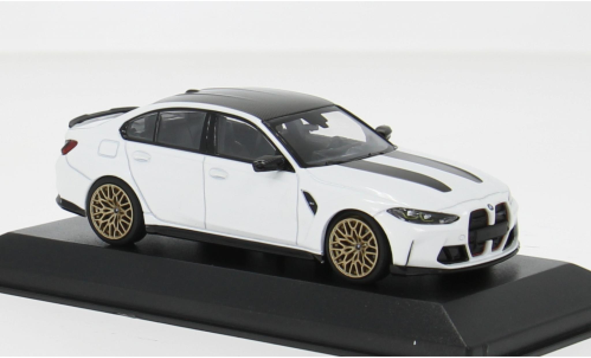 Bmw M3 1/43 Minichamps CS weiss/schwarz 2023 1:43 coche miniatura
