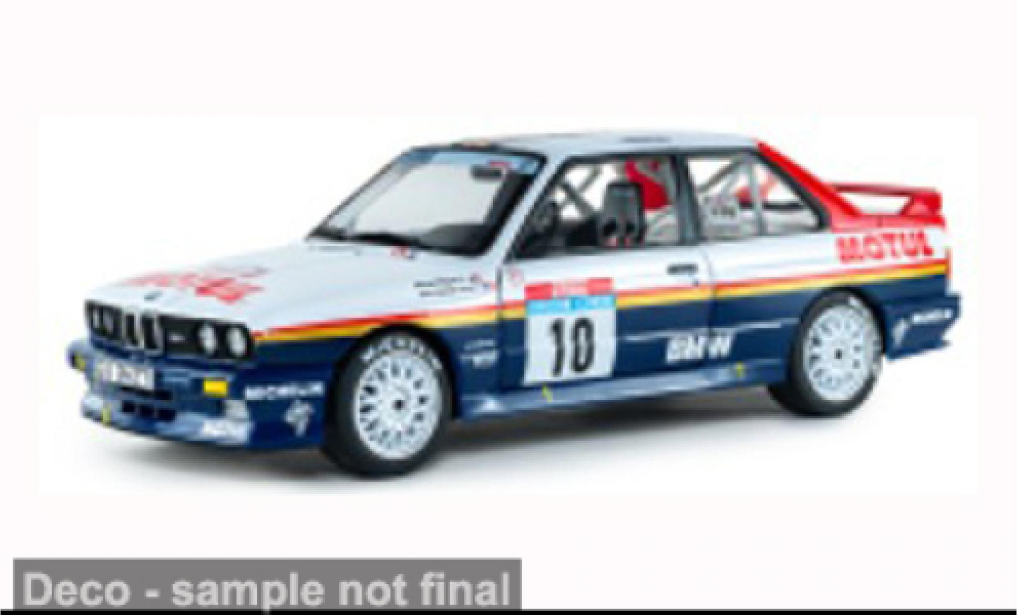 Bmw M3 1/18 Solido Rallye Tour de Corse 1987 #10 B.Beguin/J-J.Lenne 1:18 coche miniatura