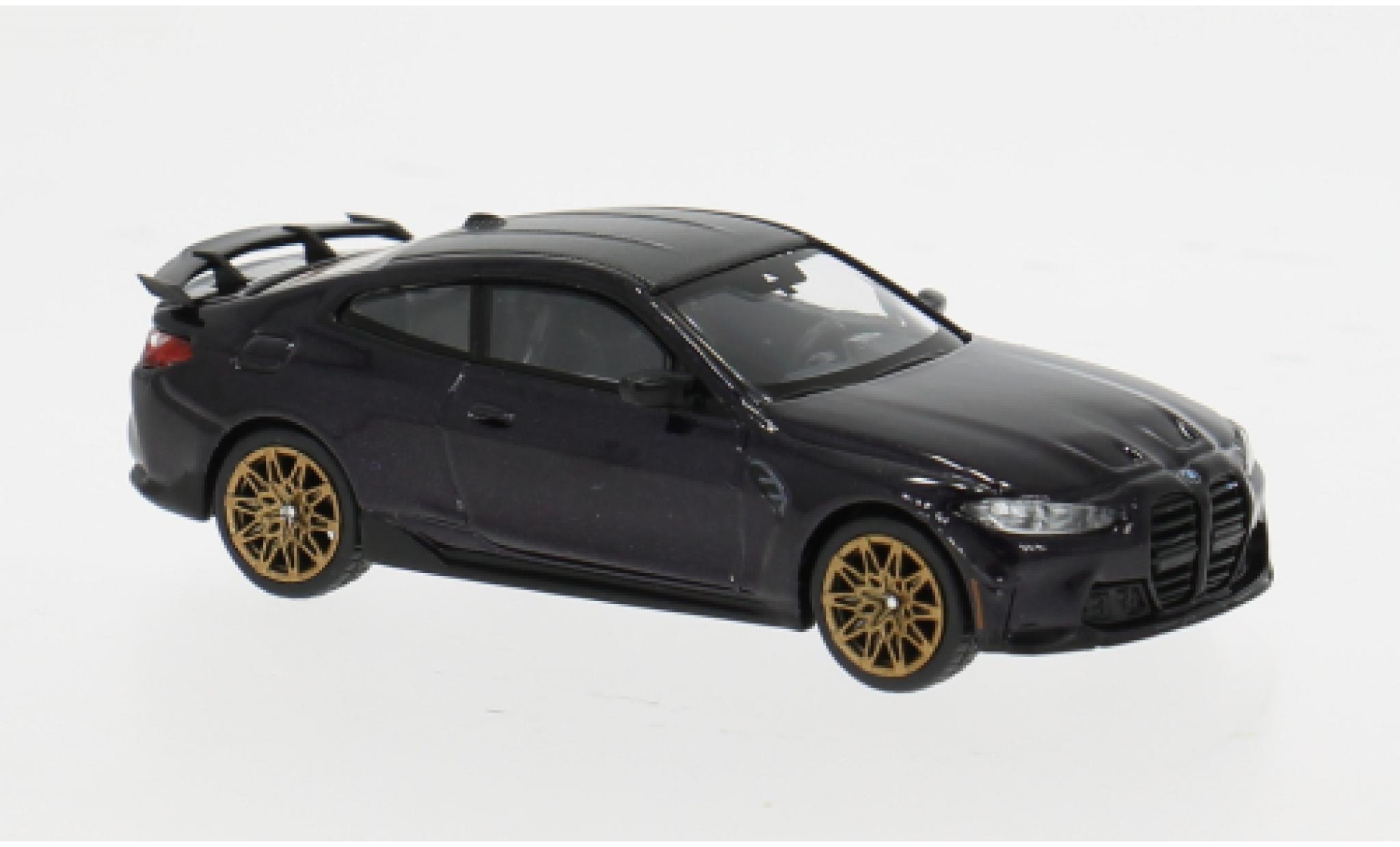 Bmw M4 1/64 Mini GT (G82) violett 2021 1:64 coche miniatura