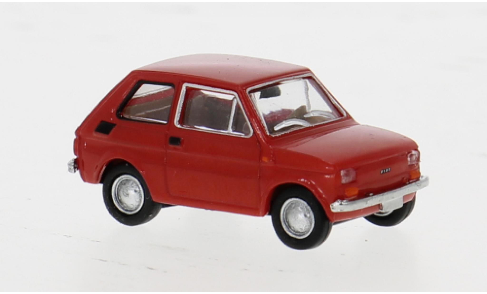 Fiat 126 1/87 Brekina Drummer rojo 1:87 coche miniatura