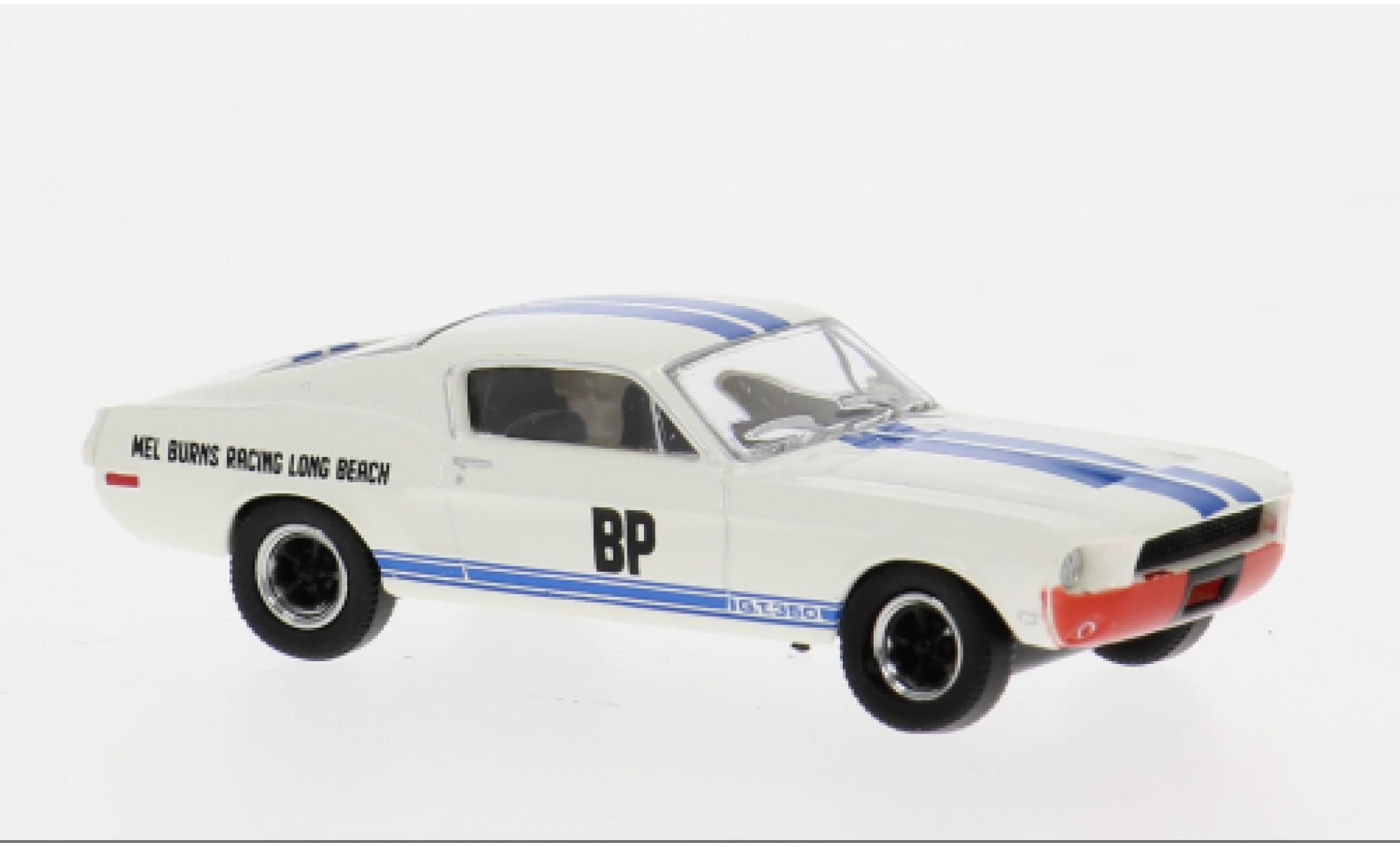 Ford Mustang Brekina GT 350 Fastback 1968 Mel Burns BP 1:87 coche miniatura