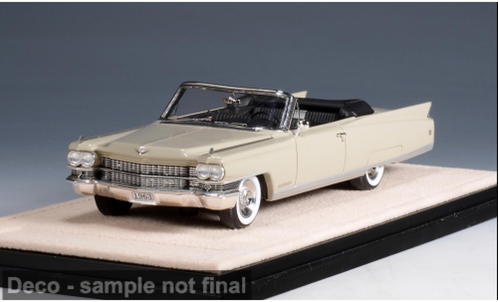 Cadillac Eldorado 1/43 Stamp Models Biarritz beige/schwarz 1963 1:43 coche miniatura