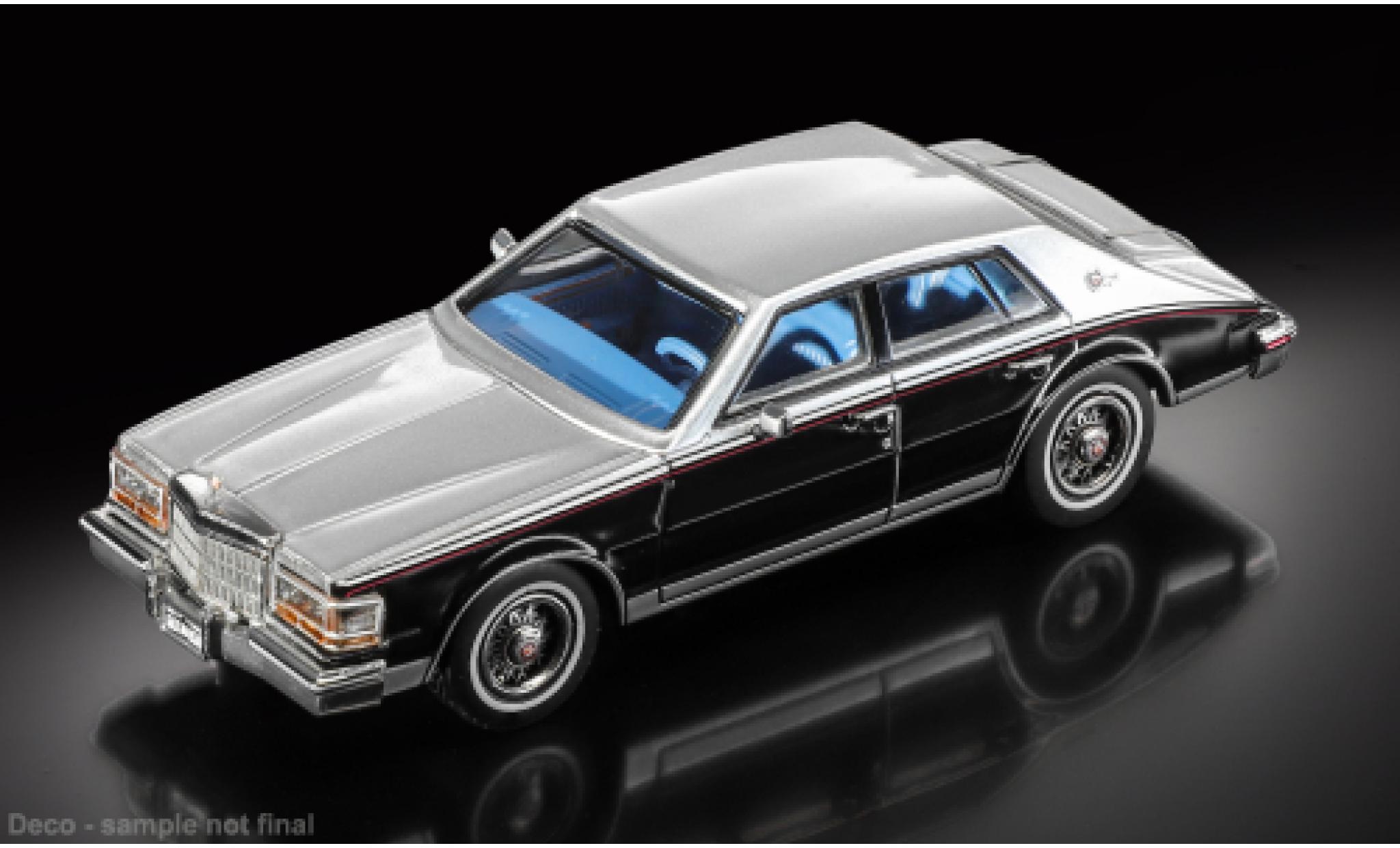 Cadillac Seville 1/64 Sun Star schwarz/grau 1980 1:64 coche miniatura