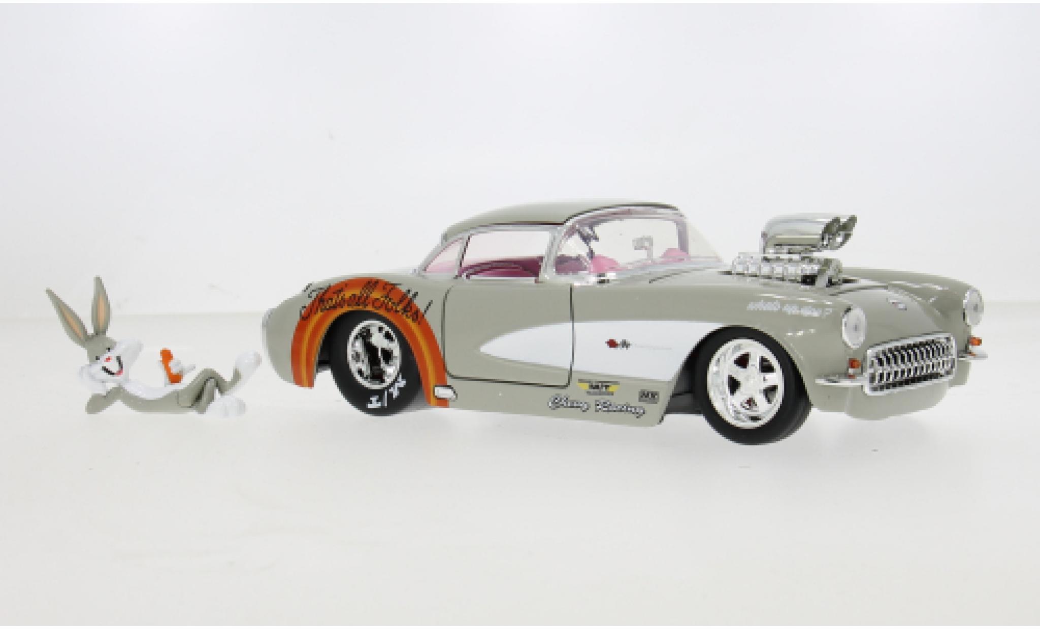 Chevrolet Corvette 1/24 Jada Toys (C1) 1957 Looney Tunes - Bugs Bunny 1:24 Jada coche miniatura