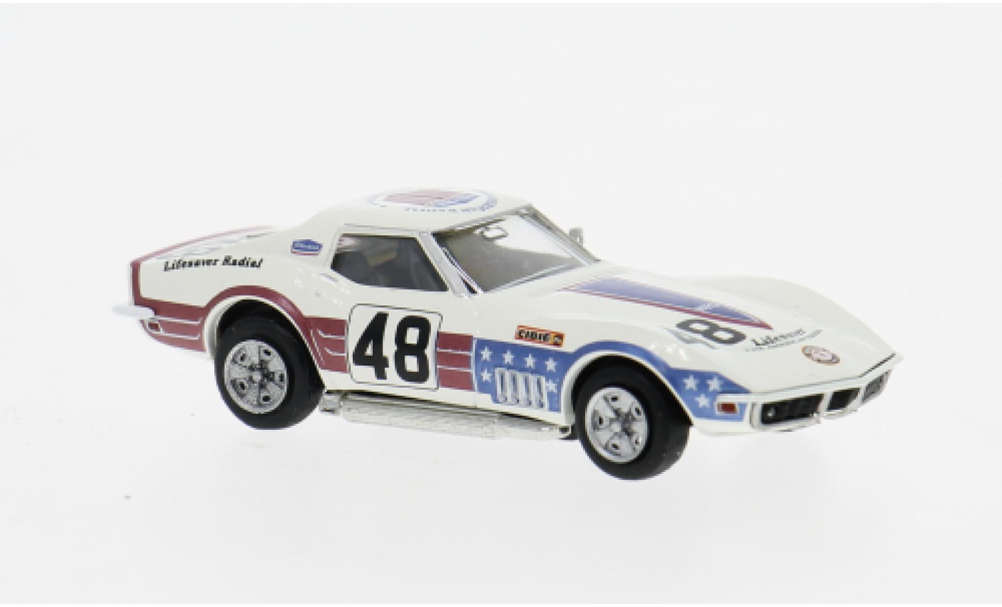 Chevrolet Corvette 1/87 Brekina C3 1971 Greenwood #48 1:87 coche miniatura