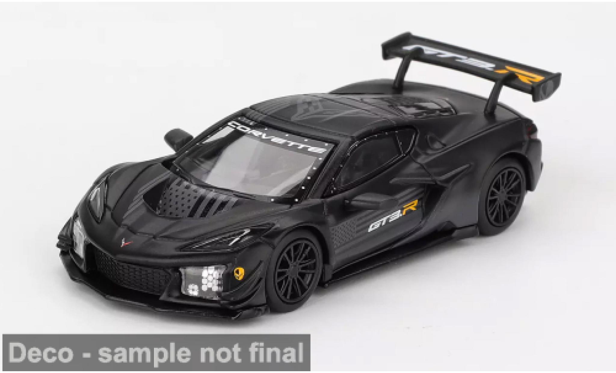 Chevrolet Corvette 1/64 Mini GT Z06 schwarz 2025 1:64 coche miniatura