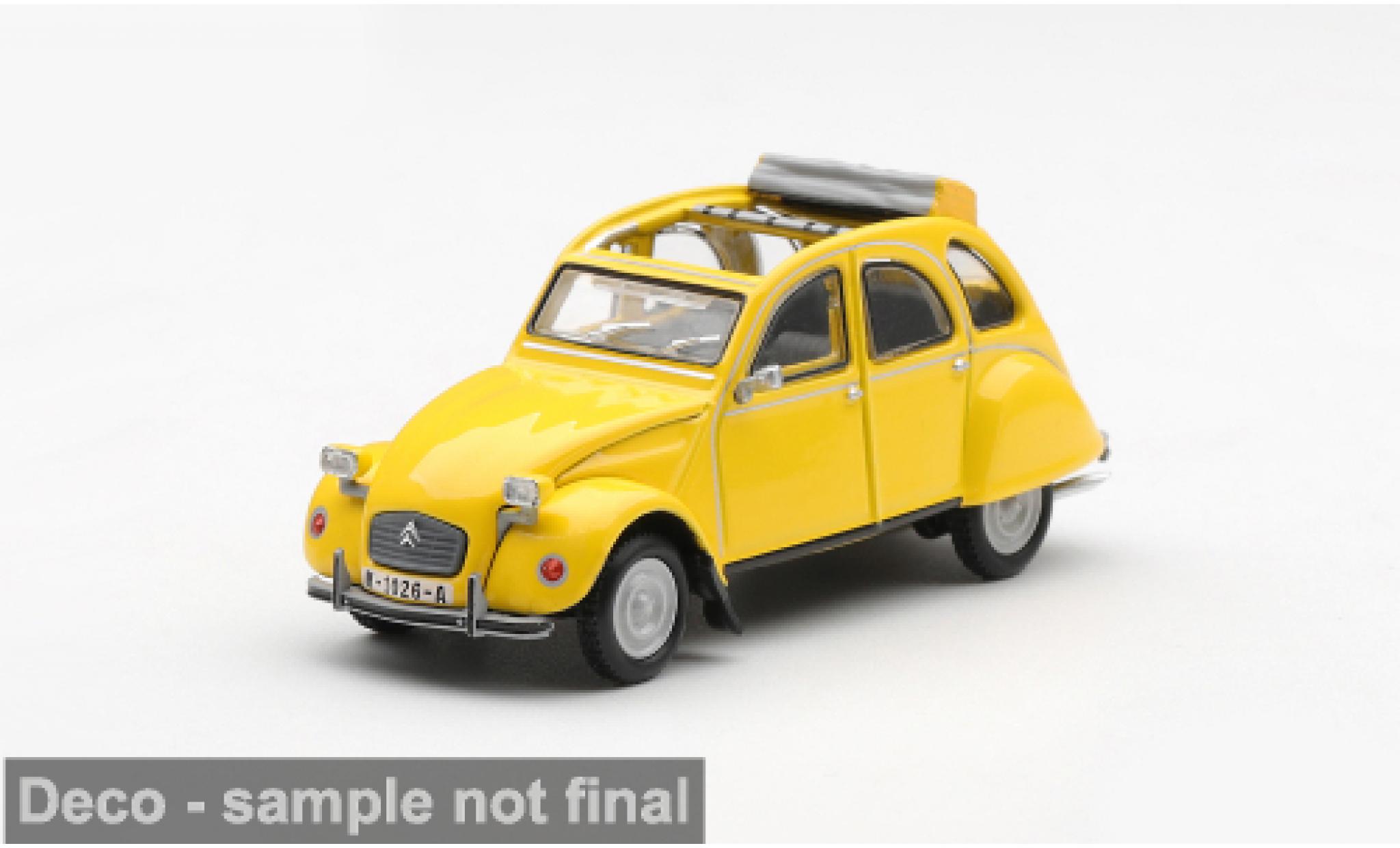 Citroen 2CV 1/64 Mini GT gelb 1981 James Bond 007 &ndash; For Your Eyes Only 1:64 coche miniatura