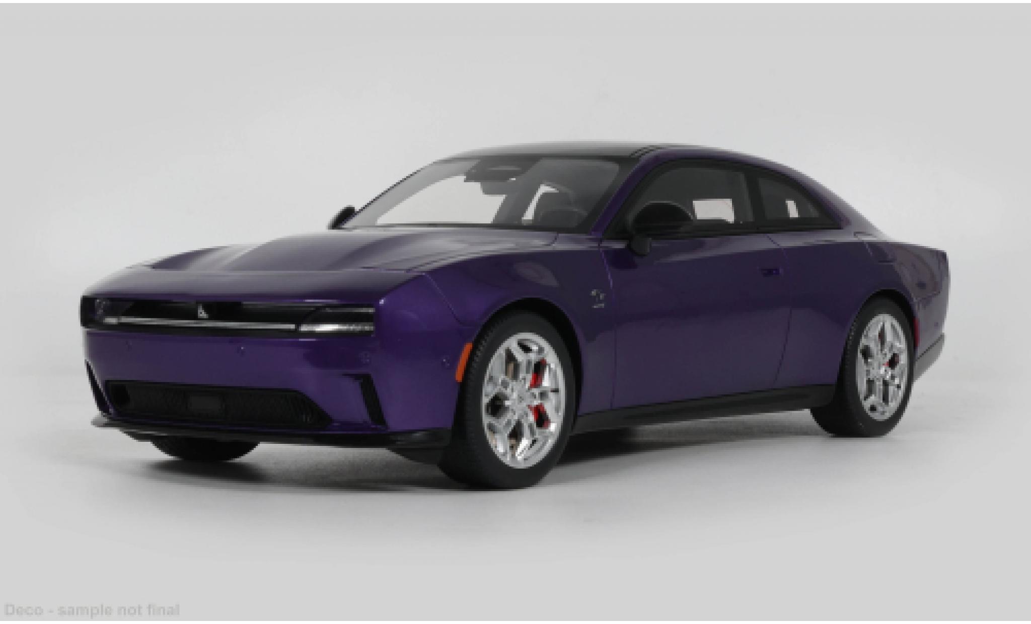 Dodge Charger 1/18 GT Spirit Daytona R/T purpura 2024 1:18 coche miniatura