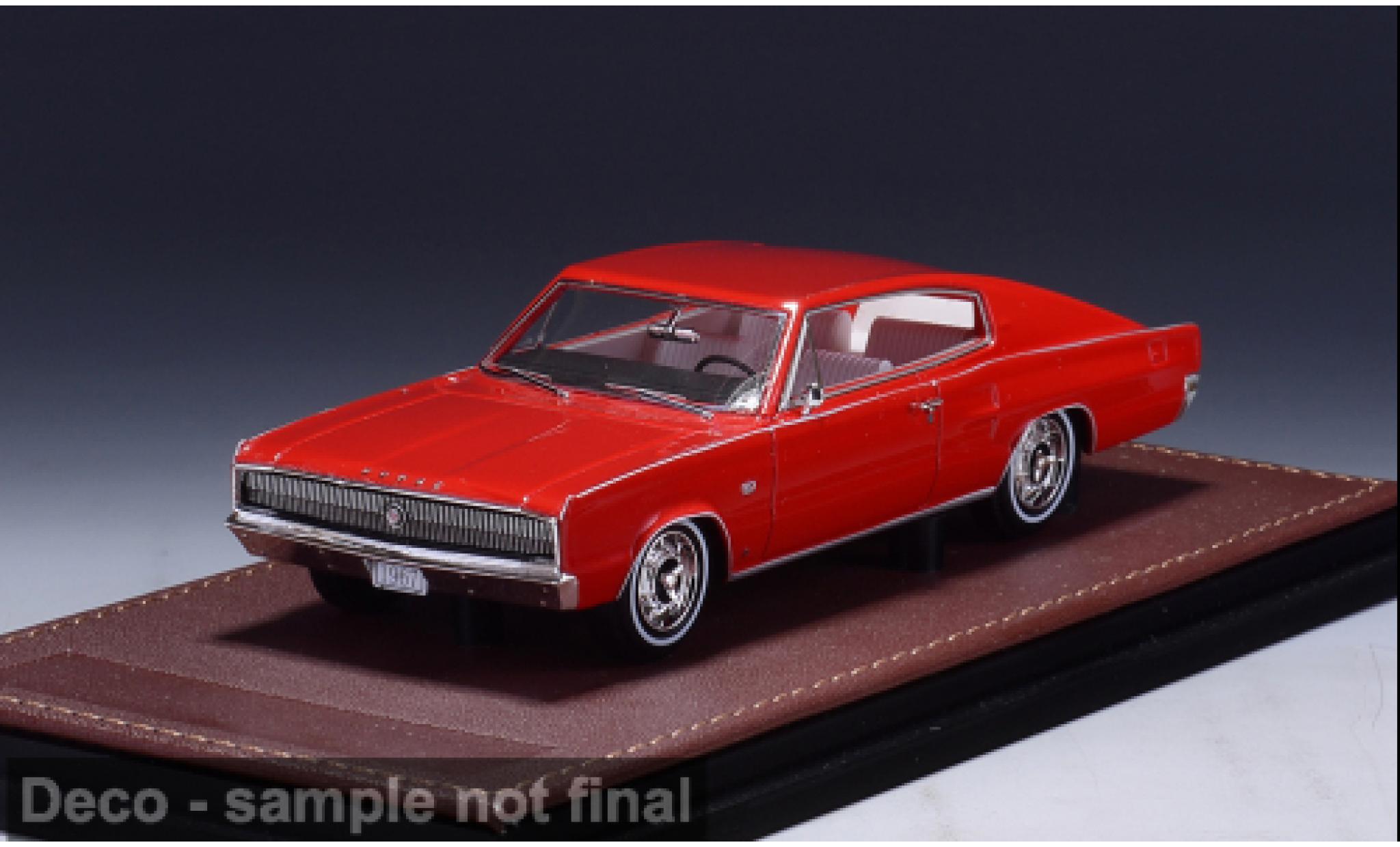 Dodge Charger 1/43 GLM rojo 1967 1:43 coche miniatura