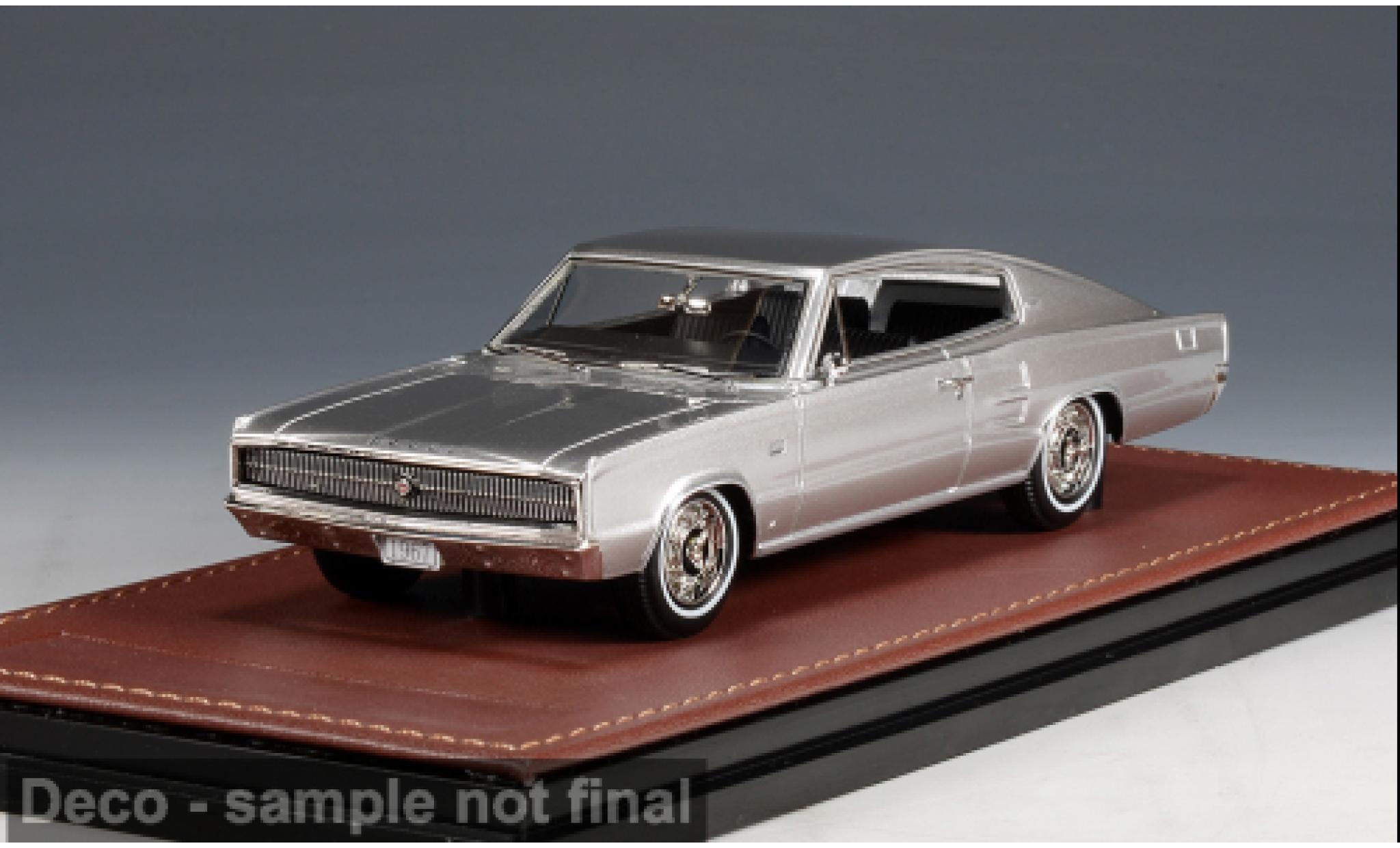 Dodge Charger 1/43 GLM silber 1967 1:43 coche miniatura