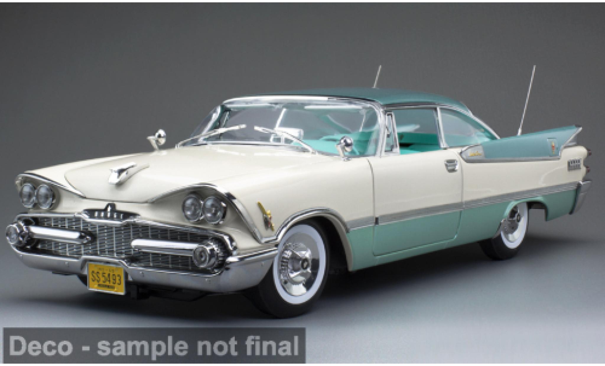 Dodge Custom Royal Lancer 1/18 Sun Star Hard Top t&uuml;rkis/beige 1959 1:18 coche miniatura