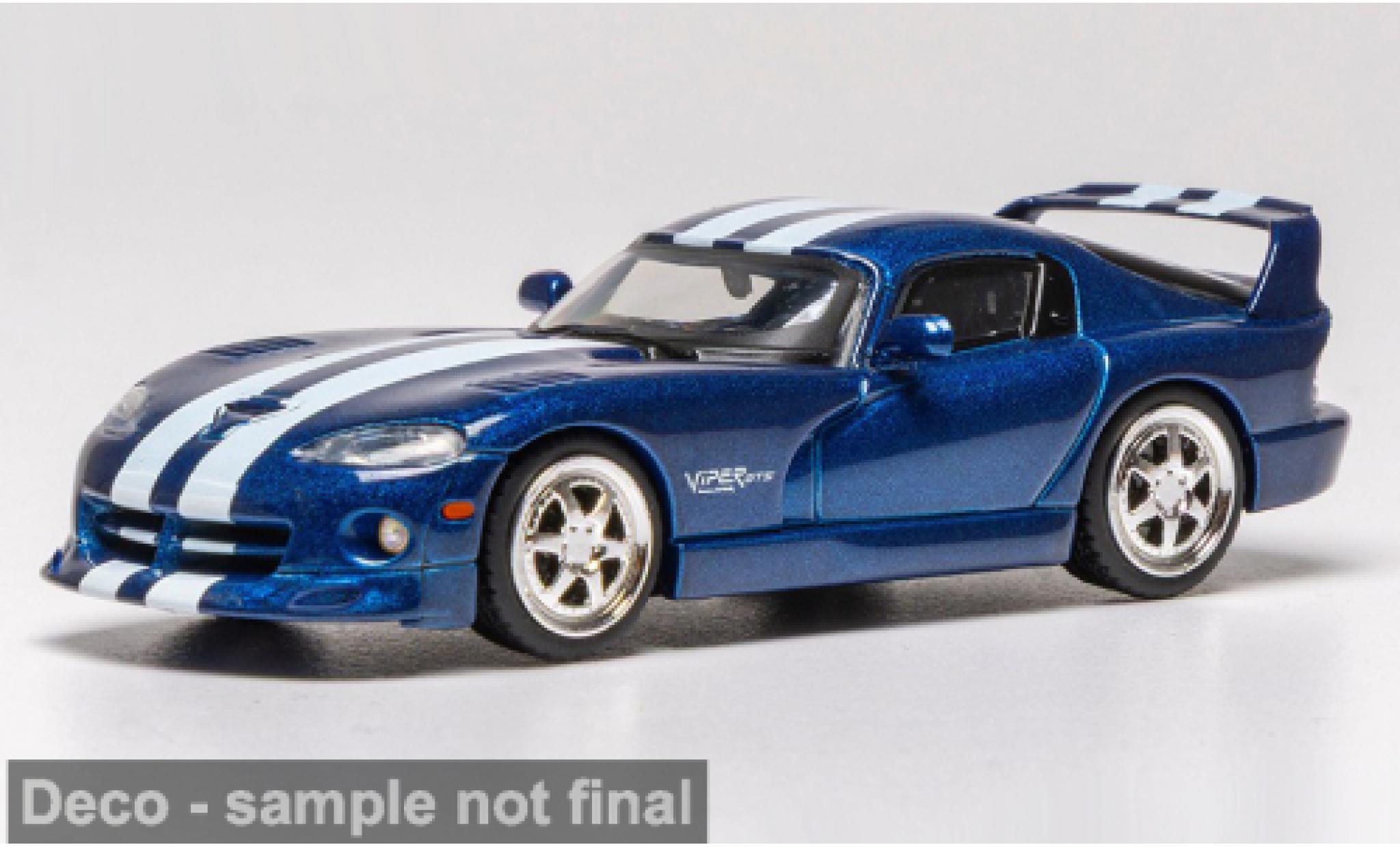 Dodge Viper 1/64 IXO America Hennessy Venom 650R blau 1999 1:64 coche miniatura