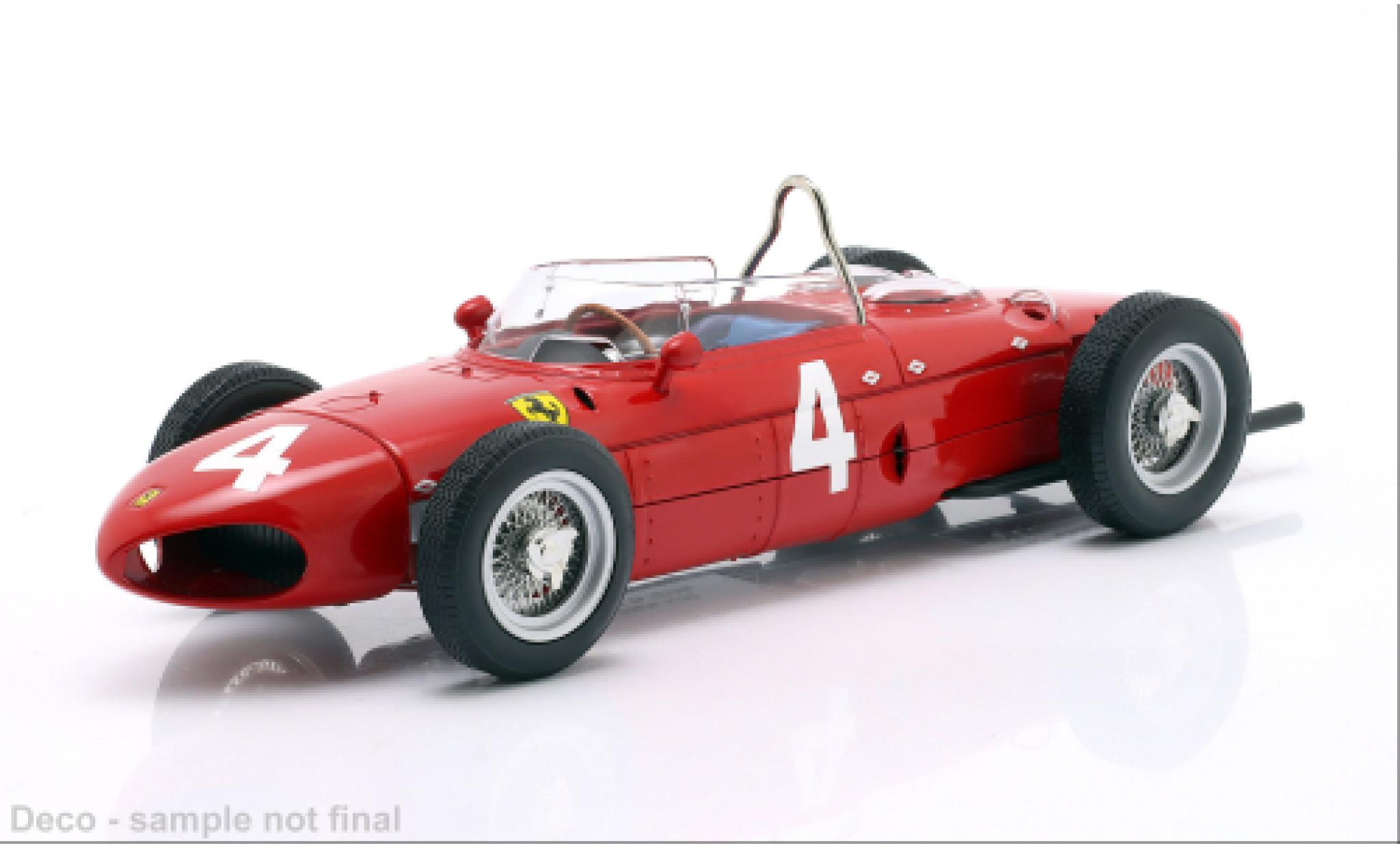 Ferrari 156 1/18 Werk83 Formel 1 GP Gro&Atilde;�britannien 1961 #4 G.Berger 1:18 coche miniatura