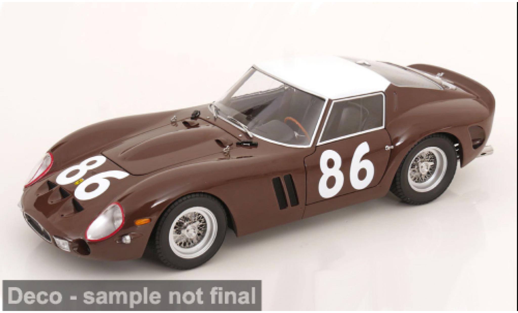 Ferrari 250 1/12 KK Scale GTO Targa Florio 1962 San Marco #86 G.Scarlatti/P.Ferraro 1:12 coche miniatura