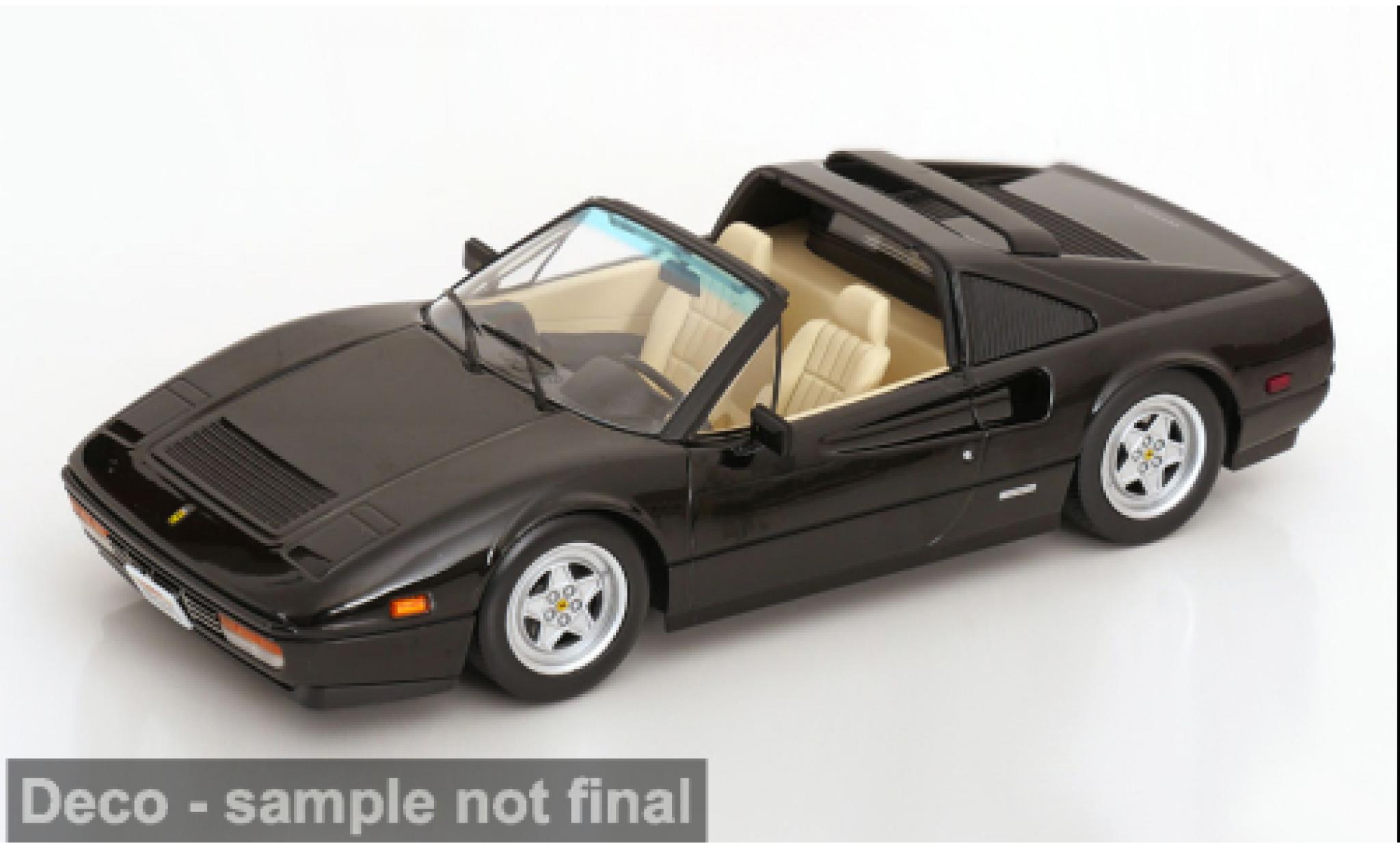 Ferrari 328 1/18 KK Scale GTS schwarz 1985 US-Version Miami Vice 1:18 coche miniatura